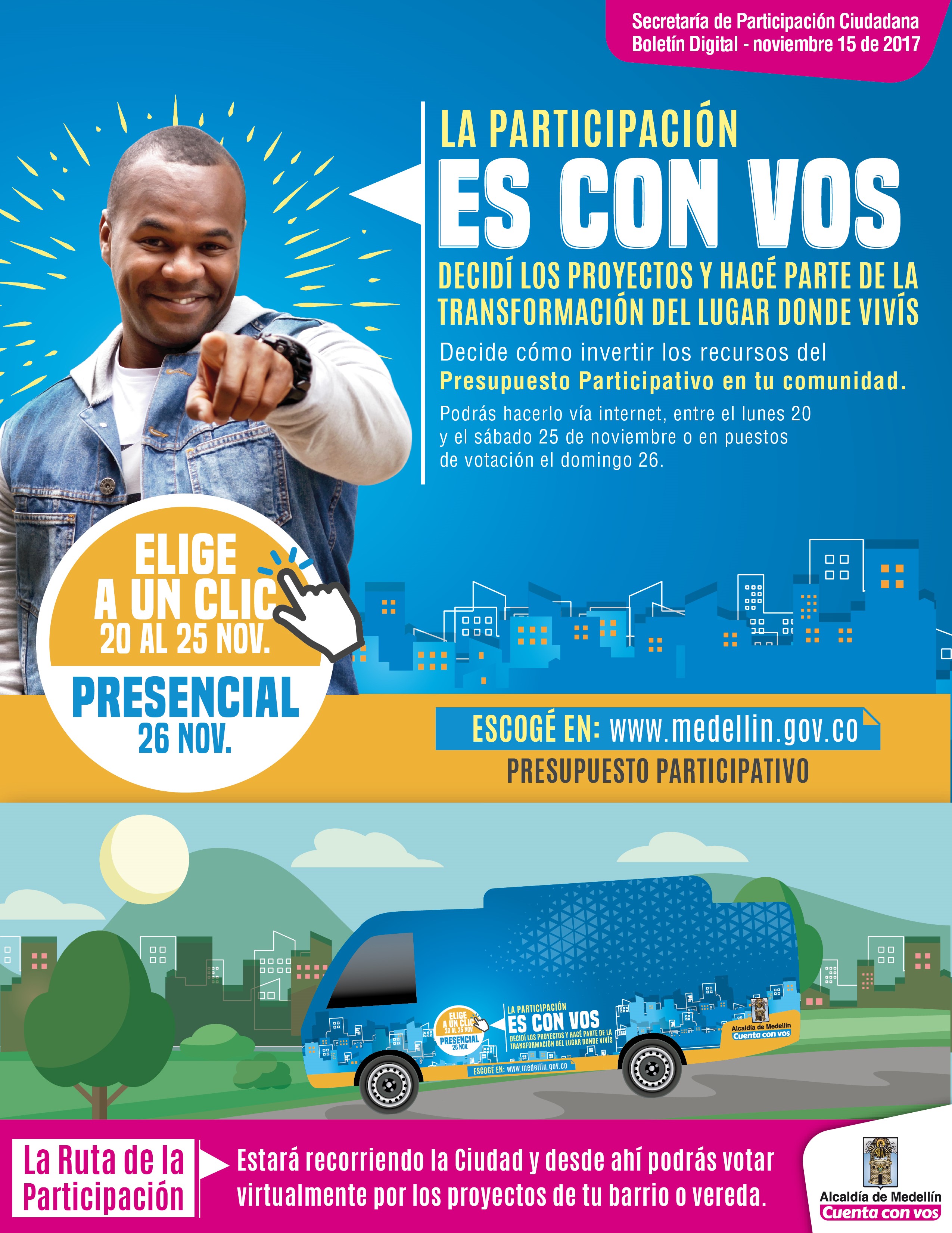 Bolet&iacute;n informativo - La participaci&oacute;n es con vos.